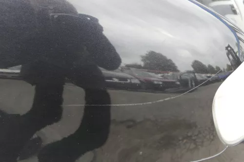 VW Touran 1T Kotflügel vorne rechts schwarz LC9Z metall 1T0821022A ca.2003-2006 (150683)