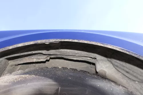 VW Passat 3BG Kotflügel vorne rechts blau LA5E uni (Blinkerloch) (150891)