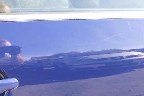 VW Passat 3B 3BG Kombi Variant Tür hinten rechts blau LA5E (150892)