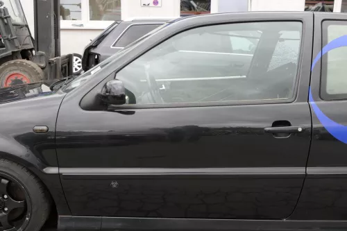 VW Polo 6N 6N2 Tür vorne links Fahrertür 2/3-Türer schwarz LC9Z blackmagic