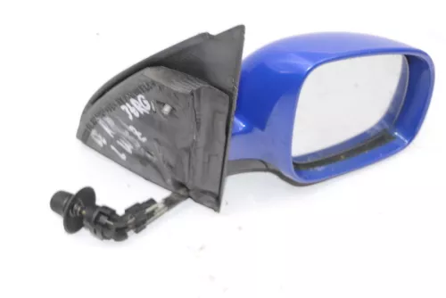 VW Lupo Arosa manueller Spiegel Außenspiegel rechts manuell blau LW5Z blue