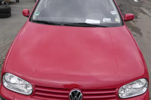 VW Golf 4 Motorhaube Haube Klappe vorne rot LY3D