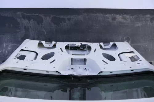 VW Touareg Heckklappe hinten Kofferraumklappe mit Scheibe weiß LR9A (151306)