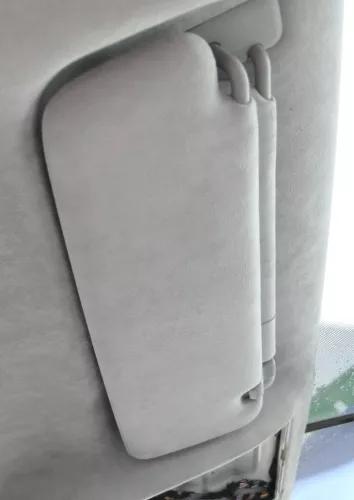 VW Touareg 7L Sonnenblenden Sonnenblende grau rechts 7L6857552AR doppelt kristal