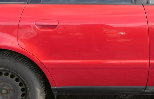 Audi A4 B5 Tür nur Türblatt hinten rechts rot LY3H - Facelift