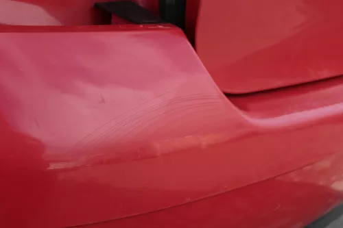 Audi A4 B5 Kombi Variant Stoßstange hinten Heckstoßstange rot LY3H Facelift (151363)