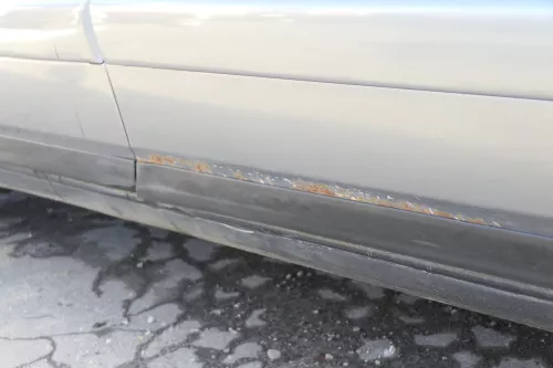 Audi A6 4A C4 Tür Türblatt vorne rechts Beifahrertür grau LY7L - ohne Anbauteile (151509)