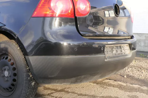 VW Golf 5 1K Limousine Stoßstange hinten Heckstoßstange schwarz LC9Z PDC blackme (151641)