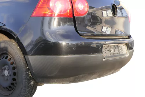 VW Golf 5 1K Limousine Stoßstange hinten Heckstoßstange schwarz LC9Z PDC blackme (151641)