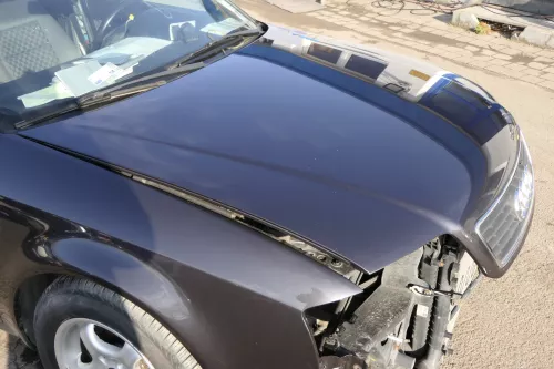 Audi A6 4B Motorhaube Klappe vorne (passend bis ca. Anfang 2002) grau LZ4V (151656)