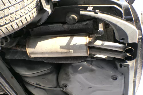 Audi A6 4B Auspuff Endschalldämpfer hinten 2,5 TDI 4B0253609E