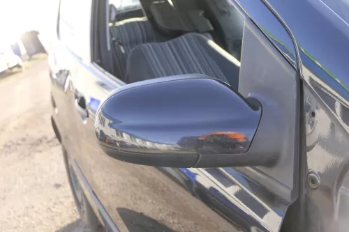 VW Fox 5Z elektrischer Spiegel Außenspiegel + Glas rechts schwarz L041 elektrisc