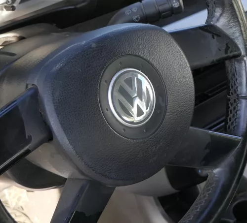 VW Polo 9N 9N3 Touran Fox Lenkrad 4-Speichen 5Z0419091P schwarz (151750)