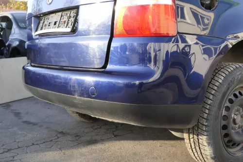 VW Touran 1T Stoßstange hinten Heckstoßstange blau LB5N indigoblau (151758)