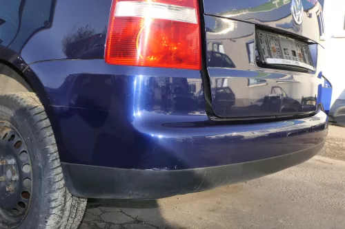 VW Touran 1T Stoßstange hinten Heckstoßstange blau LB5N indigoblau (151758)