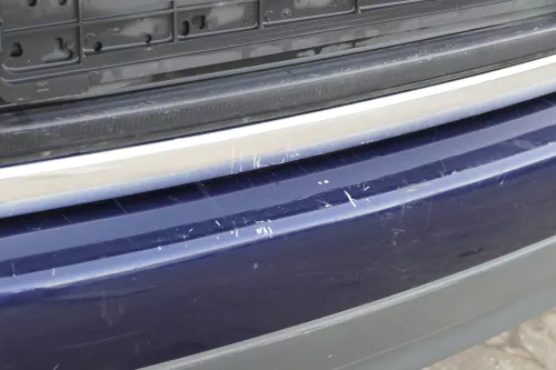 Audi A6 4B Kombi Avant Stoßstange hinten Heckstoßstange blau LZ5K (151781)