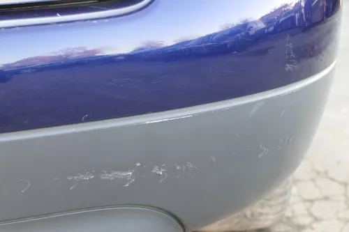 Audi A6 4B Kombi Avant Stoßstange hinten Heckstoßstange blau LZ5K (151781)