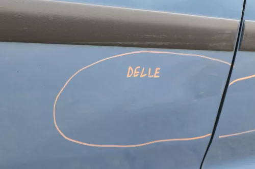 VW Golf 5 V 1K Tür Türrahmen hinten rechts 4/5-Türer LA5S riverblue blau (151804)