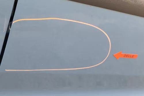 Golf 5 V 1K Tür vorne rechts Beifahrertür 4/5-Türer LA5S riverblue blau TÜRBLATT (151805)