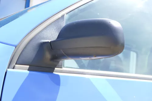 VW Lupo Arosa manueller Spiegel Außenspiegel links manuell schwarz matt (152276)