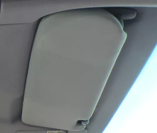 Audi A8 4D Sonnenblenden Sonnenblende vorne rechts 4D0857552A F85 aquablau (152333)