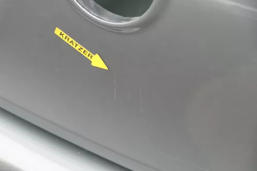 VW Golf 5 V Heckklappe hinten Kofferraumklappe mit Scheibe grau grün LA6Q saga (152366)