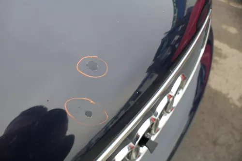 Audi A4 B5 Motorhaube Haube Klappe vorne blau LY5L bis ca. Bj. 1999 (152375)