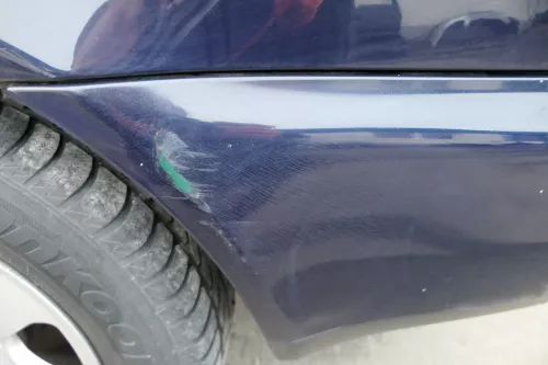 Audi A4 B5 Limousine Stoßstange hinten Heckstoßstange blau LY5L biscaBj99 (152387)