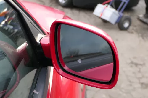 VW Passat 3BG 3B elektrischer Spiegel Außenspiegel rechts rot LY3D (152395)