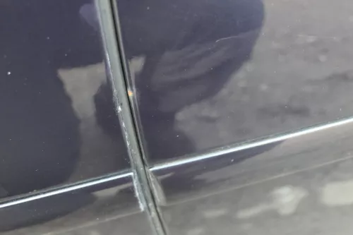 Audi A6 4B C5 Tür Türblatt hinten links blau mingblau LZ5L (152407)