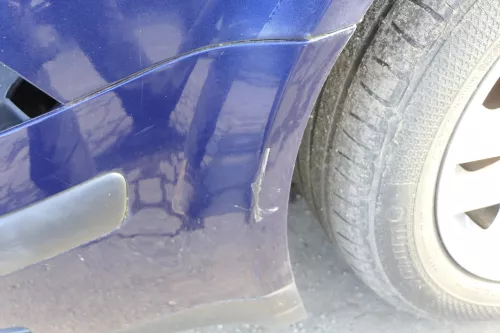 VW Passat 3BG Stoßstange vorne Frontstoßstange Stoßfänger blau LD5Q shadowblue (152439)