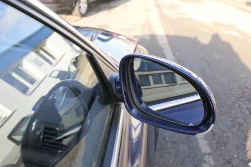 VW Passat 3BG elektrischer Spiegel Außenspiegel rechts blau LD5Q shadowb Blinker (152440)