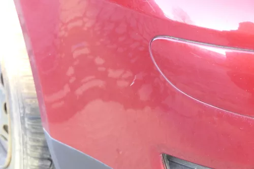 VW Touran 1T Stoßstange vorne Frontstoßstange Stoßfänger wein-rot braun LA3W red (152449)