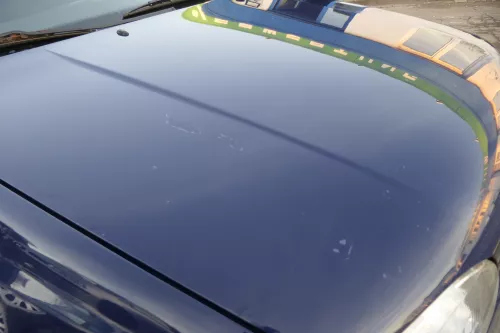 VW Golf 3 + Cabrio 1E Motorhaube Haube Klappe vorne blau LA5E (152460)