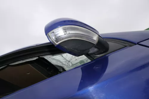 VW Passat 3C elektrischer Spiegel Außenspiegel rechts blau LC5E anklappbar Umfel (152696)