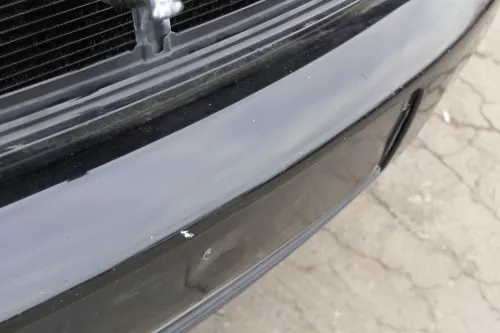 Audi A4 8E B6 Kombi Avant Stoßstange vorne mit Spoiler schwarz LY9B brilliant (152713)
