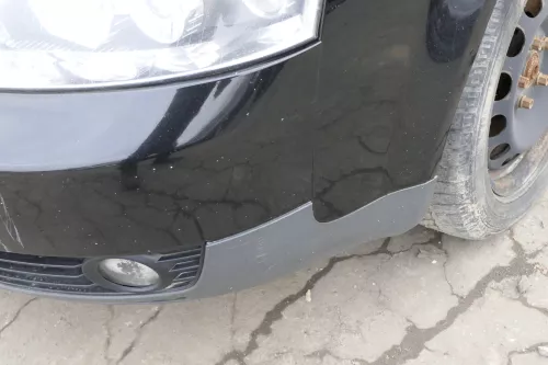 Audi A4 8E B6 Kombi Avant Stoßstange vorne mit Spoiler schwarz LY9B brilliant (152713)