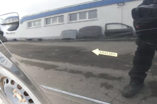 Audi A4 B7 8E Tür hinten rechts schwarz LY9B brillian Kombi mit Scheibe + Rahmen (152722)