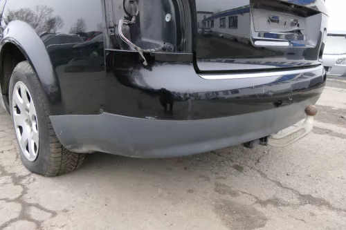 Audi A4 8E B6 Kombi Avant Stoßstange hinten mit Spoiler schwarz LY9B brilliant (152818)