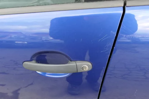 VW Golf 5 V 1K Tür vorne links Fahrertür 4/5-Türer blau LA5J laserblue TÜRBLATT (152910)