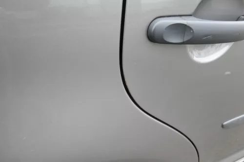 VW Touran 1T 1T3 Tür hinten rechts grau LD7S mit Scheibe - sonstg ohne Anbauteil (152933)