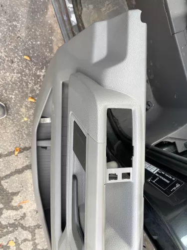 VW Crafter 7C MAN TGE Türverkleidung Verkleidung Tür vorne links grau (153150)