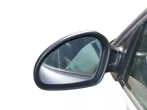 Seat Ibiza 6L mechanischer manuell Spiegel Außenspiegel links schwarz matt blac (153585)