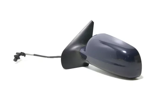 VW Golf 4 Bora manueller Spiegel vorne links Außenspiegel blau LA5G (153647)