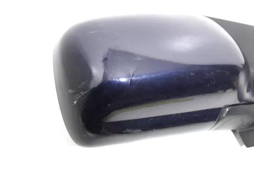 VW Polo 6N manueller manuell Spiegel Außenspiegel rechts blau LC5H atlant & Glas (153794)