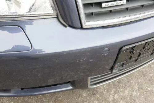 Audi A6 4B Frontstoßstange Stoßstange vorn Stoßfänger blau LY5X Facelift SWR PDC (153929)