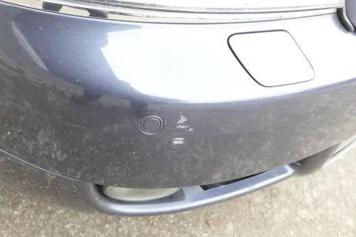 Audi A6 4B Frontstoßstange Stoßstange vorn Stoßfänger blau LY5X Facelift SWR PDC (153929)