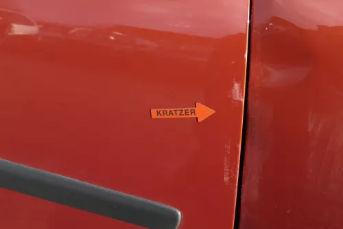 VW Polo 9N 9N3 Tür vorne rechts Beifahrertür 2/3-Türer orange LA2W ohneAnbautei (154004)