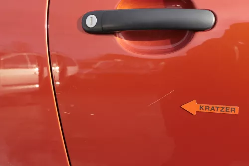 VW Polo 9N 9N3 Tür vorne rechts Beifahrertür 2/3-Türer orange LA2W ohneAnbautei (154004)