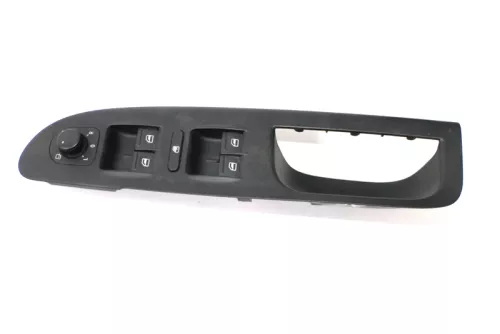 VW Passat 3C ektrischer Fensterheber Schalter vorne links 4-Fach schwarz Spiegel